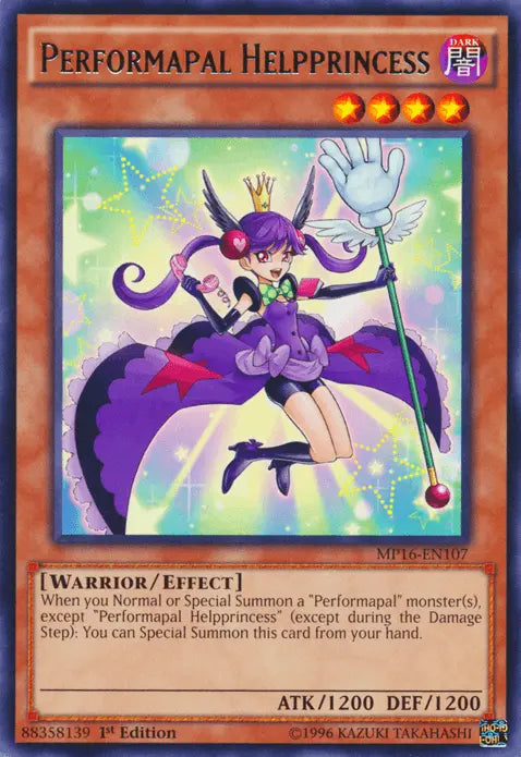 Performapal Helpprincess [MP16-EN107] Rare - Doe's Cards