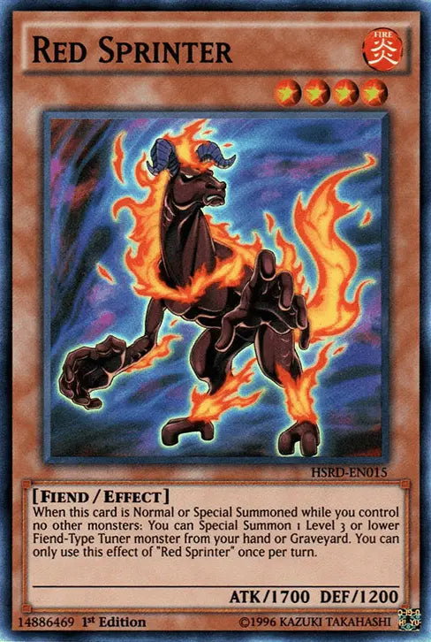 Red Sprinter [HSRD-EN015] Super Rare - Doe's Cards