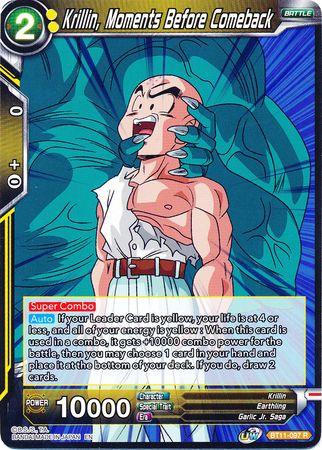 Krillin, Moments Before Comeback (BT11-097) [Vermilion Bloodline] - Doe's Cards
