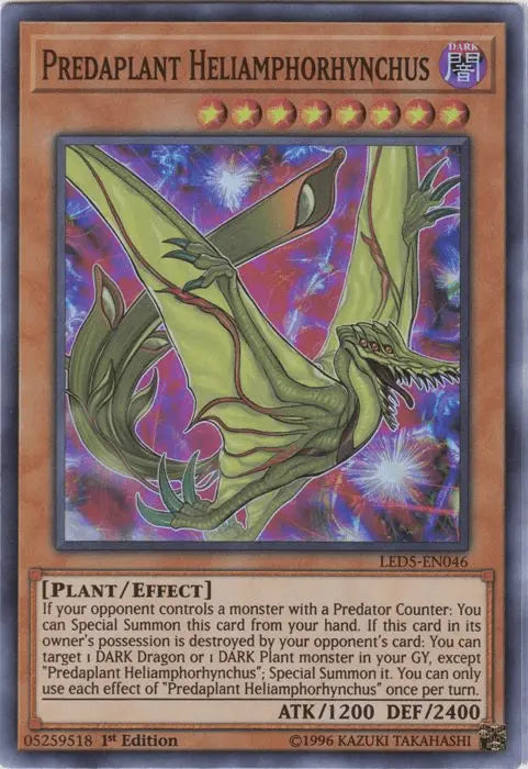 Predaplant Heliamphorhynchus [LED5-EN046] Super Rare - Doe's Cards