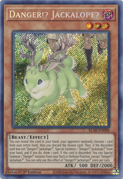 Danger!? Jackalope? [BLAR-EN088] Secret Rare - Doe's Cards