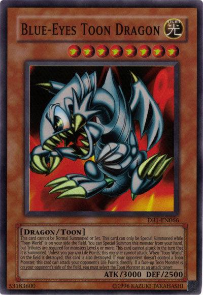 Blue-Eyes Toon Dragon [DB1-EN066] Super Rare - Doe's Cards