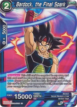 Bardock, the Final Spark (DB3-028) [Giant Force] - Doe's Cards