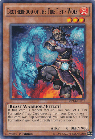 Brotherhood of the Fire Fist - Wolf [MP14-EN012] Common - Doe's Cards