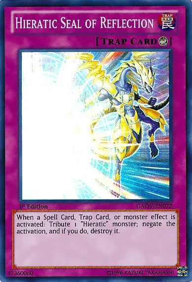 Hieratic Seal of Reflection [GAOV-EN072] Super Rare - Doe's Cards