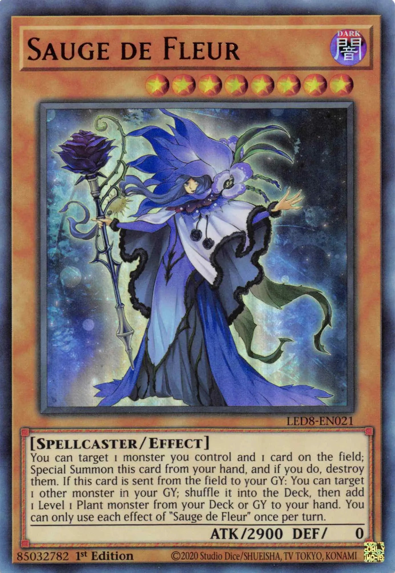 Sauge de Fleur [LED8-EN021] Ultra Rare - Doe's Cards