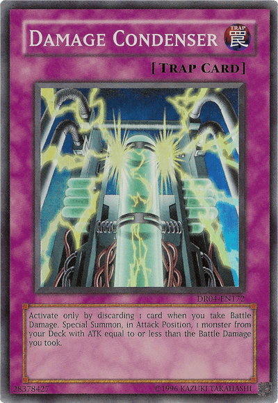 Damage Condenser [DR04-EN172] Super Rare - Doe's Cards