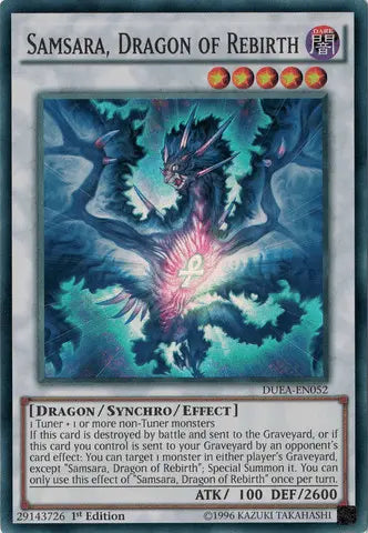 Samsara, Dragon of Rebirth [DUEA-EN052] Super Rare - Doe's Cards