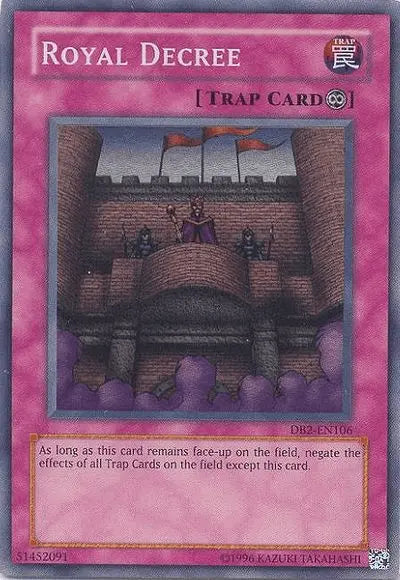 Royal Decree [DB2-EN106] Super Rare - Doe's Cards