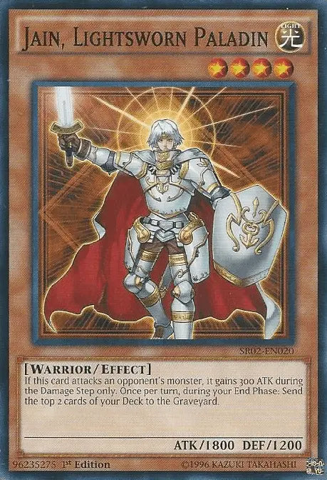 Jain, Lightsworn Paladin [SR02-EN020] Common - Doe's Cards