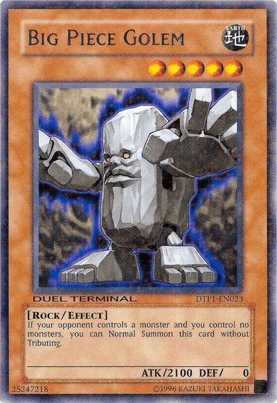 Big Piece Golem [DTP1-EN023] Rare - Doe's Cards