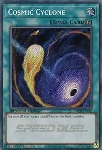 Cosmic Cyclone (Secret) [SBCB-EN142] Secret Rare - Doe's Cards