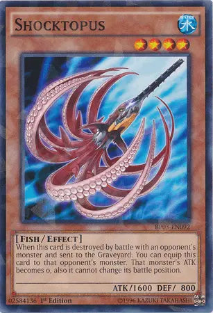 Shocktopus [BP03-EN092] Shatterfoil Rare - Doe's Cards