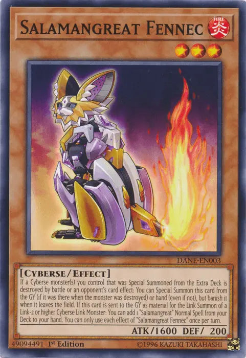 Salamangreat Fennec [DANE-EN003] Common - Doe's Cards