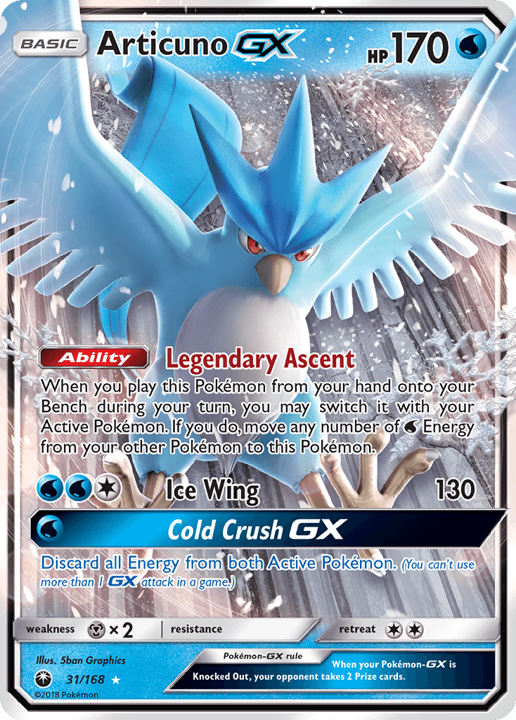 Articuno GX (31/168) [Sun & Moon: Celestial Storm] - Doe's Cards