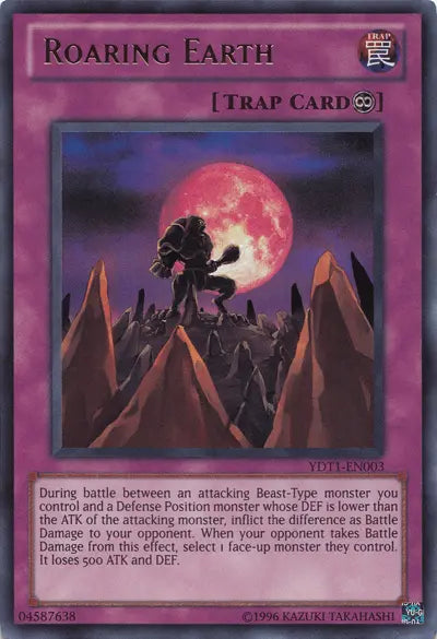 Roaring Earth (5D's Duel Transer) [YDT1-EN003] Ultra Rare - Doe's Cards