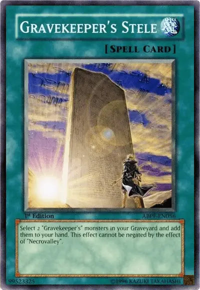 Gravekeeper's Stele [ABPF-EN056] Common - Doe's Cards