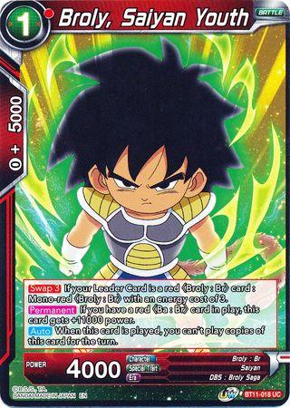 Broly, Saiyan Youth (BT11-018) [Vermilion Bloodline] - Doe's Cards