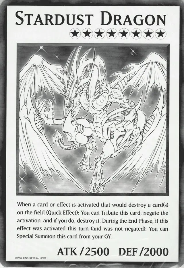 Stardust Dragon (Oversized) [null] Common - Doe's Cards