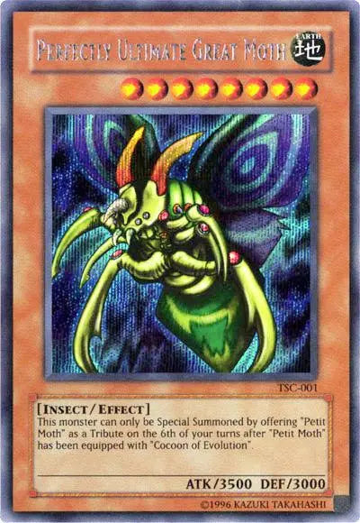 Perfectly Ultimate Great Moth (The Sacred Cards) [TSC-001] Secret Rare - Doe's Cards