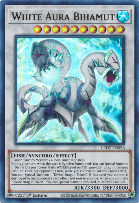 White Aura Bihamut [LED7-EN056] Ultra Rare - Doe's Cards