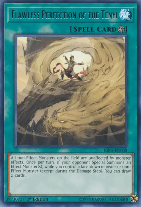 Flawless Perfection of the Tenyi [RIRA-EN058] Rare - Doe's Cards