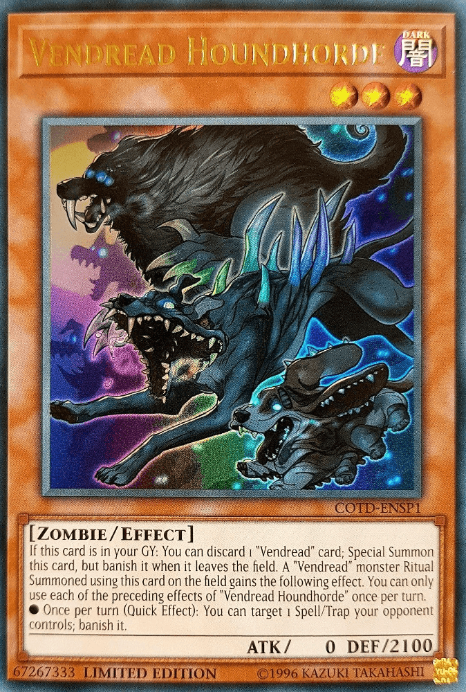 Vendread Houndhorde [COTD-ENSP1] Ultra Rare - Doe's Cards