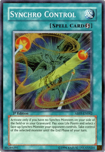 Synchro Control [ABPF-EN062] Super Rare - Doe's Cards