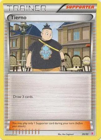 Tierno (26/30) [XY: Trainer Kit - Bisharp & Wigglytuff] - Doe's Cards