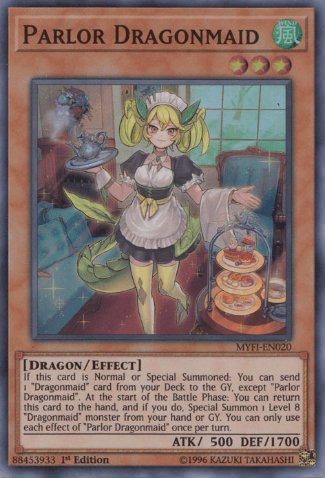 Parlor Dragonmaid [MYFI-EN020] Super Rare - Doe's Cards