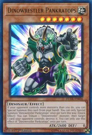 Dinowrestler Pankratops [DUDE-EN036] Ultra Rare - Doe's Cards