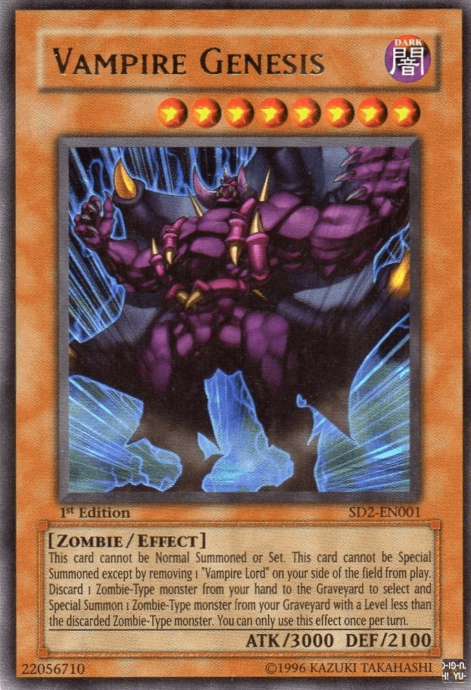 Vampire Genesis [SD2-EN001] Ultra Rare - Doe's Cards