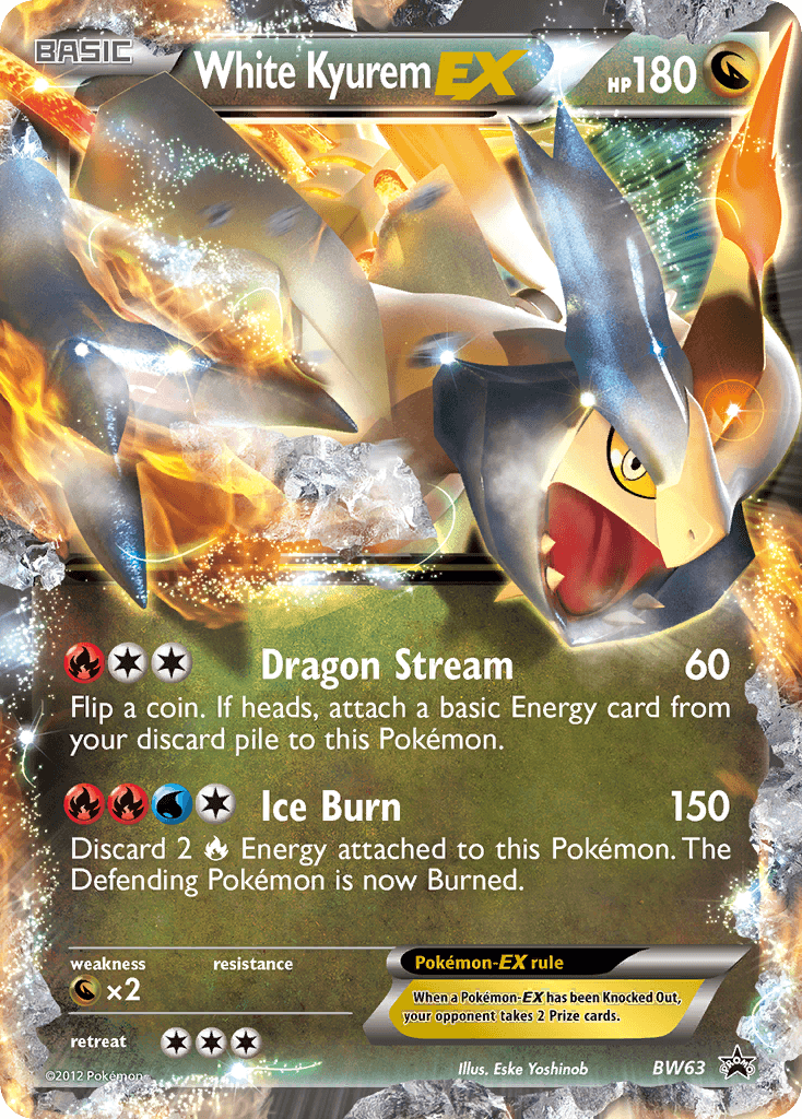 White Kyurem EX (BW63) [Black & White: Black Star Promos] - Doe's Cards