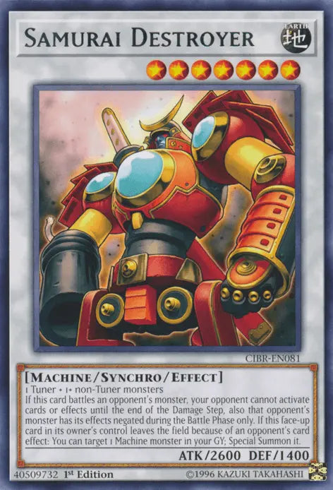 Samurai Destroyer [CIBR-EN081] Rare - Doe's Cards