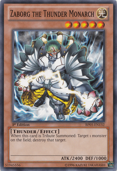 Zaborg the Thunder Monarch [BP01-EN132] Common - Doe's Cards