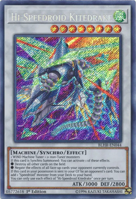 Hi-Speedroid Kitedrake [BLHR-EN044] Secret Rare - Doe's Cards