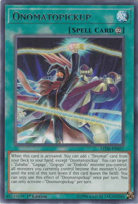 Onomatopickup [LED6-EN037] Rare - Doe's Cards