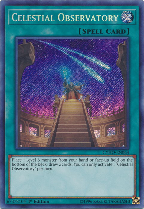 Celestial Observatory [CYHO-EN064] Secret Rare - Doe's Cards