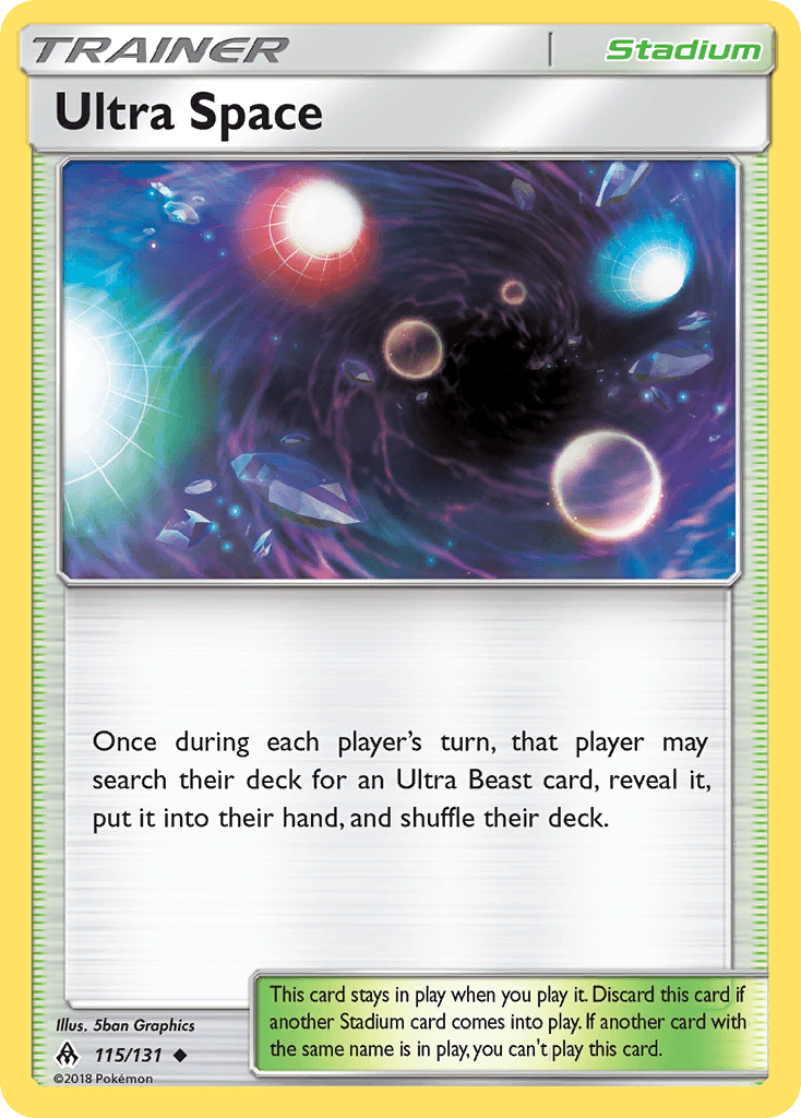 Ultra Space (115/131) [Sun & Moon: Forbidden Light] - Doe's Cards