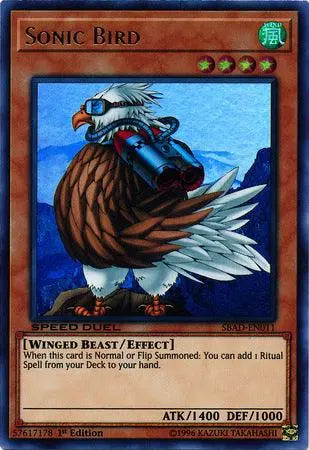 Sonic Bird [SBAD-EN011] Ultra Rare - Doe's Cards