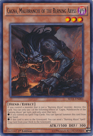 Cagna, Malebranche of the Burning Abyss [SECE-EN084] Rare - Doe's Cards