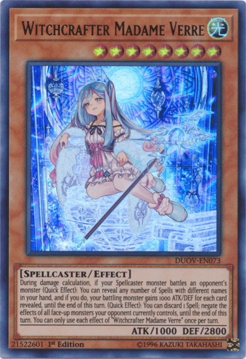 Witchcrafter Madame Verre [DUOV-EN073] Ultra Rare - Doe's Cards