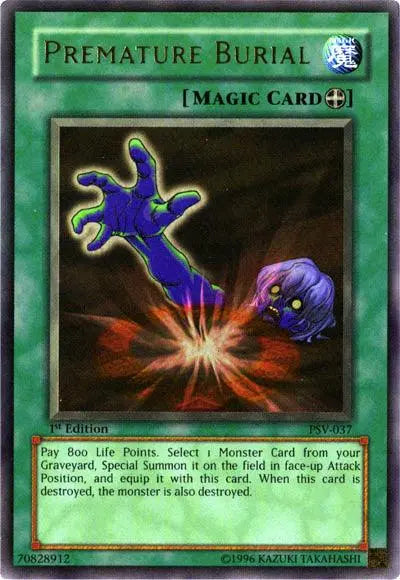 Premature Burial [PSV-037] Ultra Rare - Doe's Cards