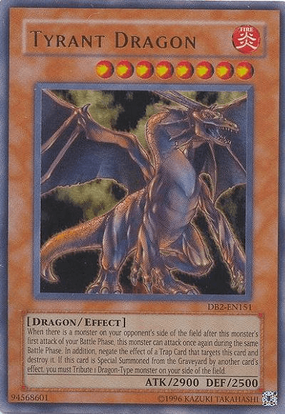 Tyrant Dragon [DB2-EN151] Ultra Rare - Doe's Cards