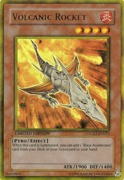 Volcanic Rocket [GLD2-EN023] Ultra Rare - Doe's Cards