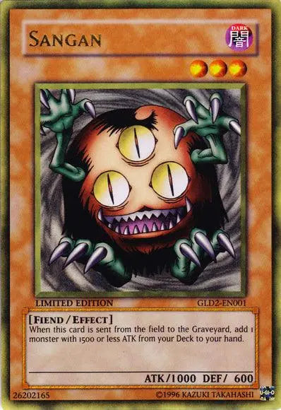 Sangan [GLD2-EN001] Ultra Rare - Doe's Cards