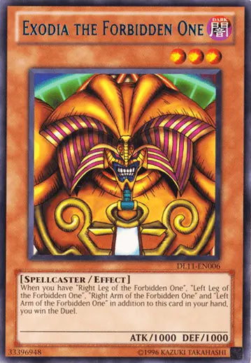 Exodia the Forbidden One (Blue) [DL11-EN006] Rare - Doe's Cards