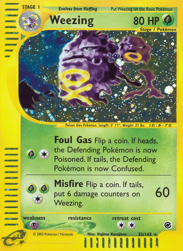 Weezing (32/165) [Expedition: Base Set] - Doe's Cards