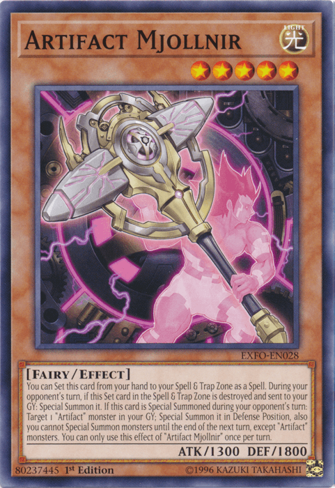 Artifact Mjollnir [EXFO-EN028] Common - Doe's Cards