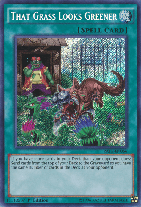 That Grass Looks Greener [RATE-EN066] Secret Rare - Doe's Cards